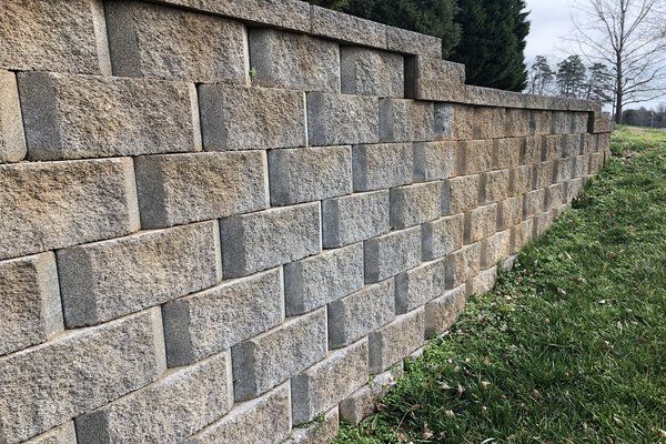 Concrete Block Landscape Retaining Wall